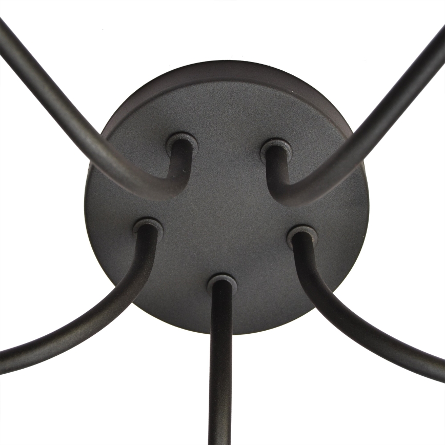 Lustra ADAMANT 5xE27/15W/230V negru