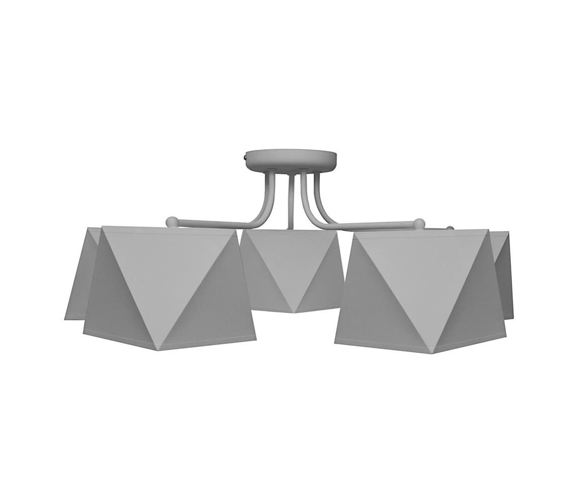 Lustra ADAMANT 5xE27/60W/230V gri