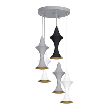 Lustră AMPHOR 5xE14/8W/230V mix