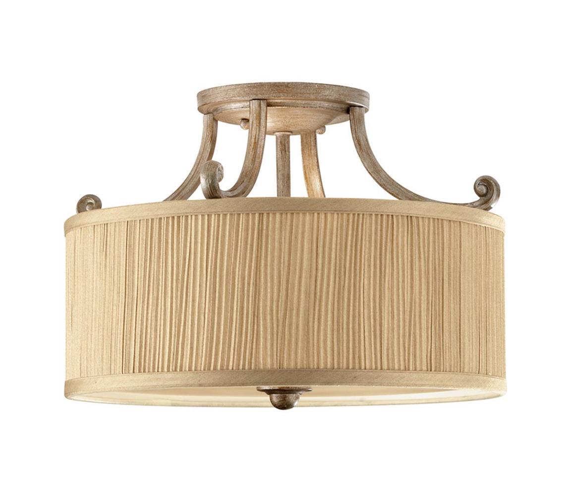 Lustră aplicată ABBEY 3xE27/100W/230V bej Feiss