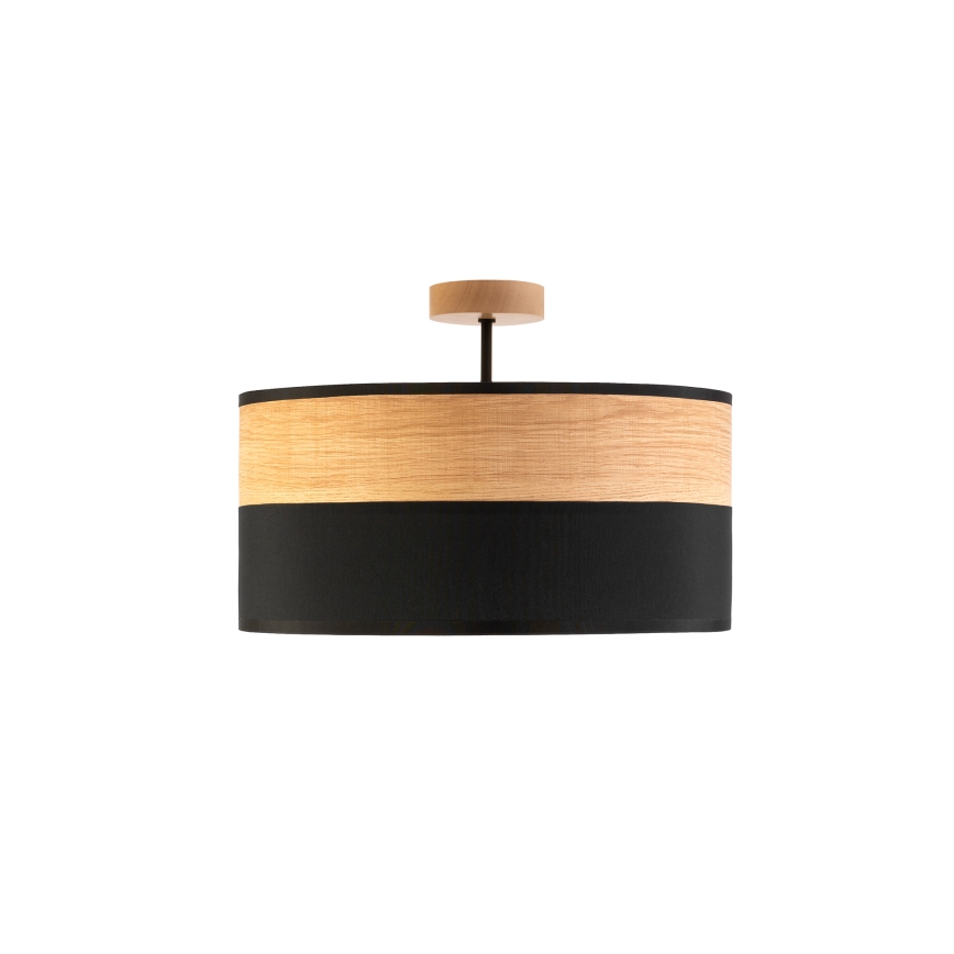 Lustră aplicată ALBA 3xE27/15W/230V Ø 40 cm negru/maro