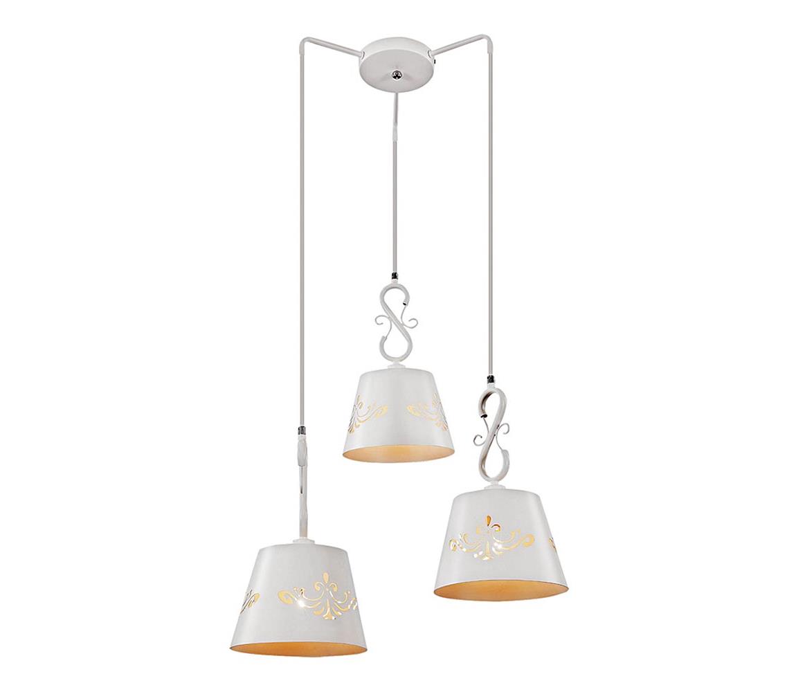 Lustră aplicată ANNA 3xE14/40W/230V albă Rabalux 2234