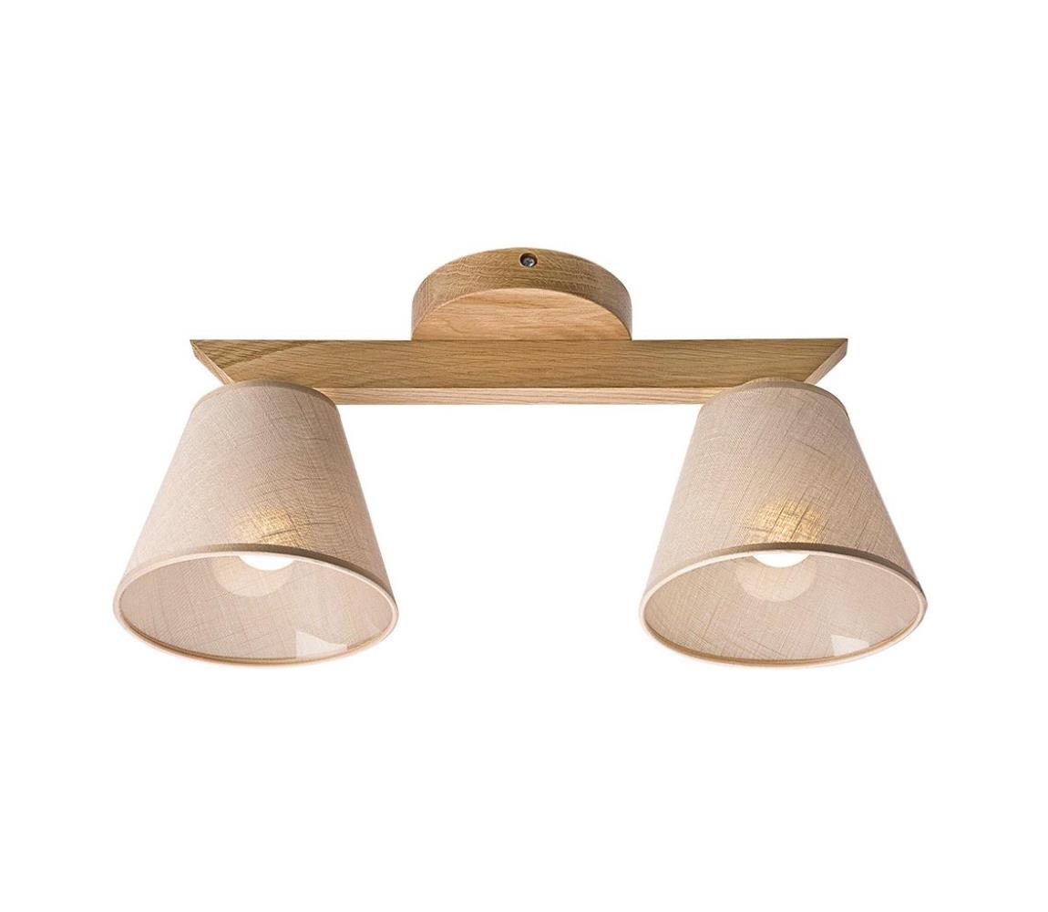 Lustră aplicată ANTONIO 2xE14/40W/230V stejar