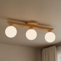 Lustră aplicată ANTONIO 3xG9/5W/230V stejar/alb