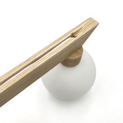 Lustră aplicată ANTONIO 3xG9/5W/230V stejar/alb