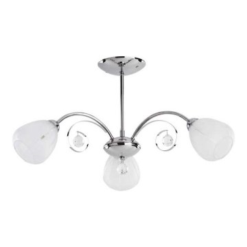 Lustră aplicată APOLLO 3xE14/10W/230V crom lucios