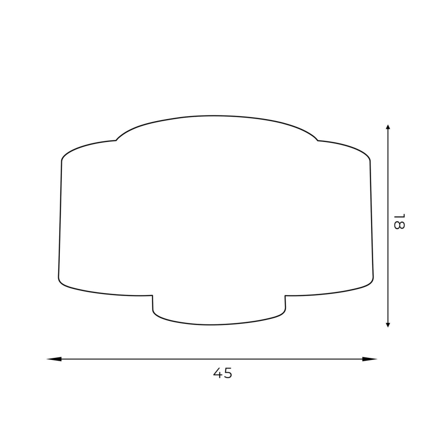 Lustră aplicată ARDEN 3xE27/60W/230V negru/auriu
