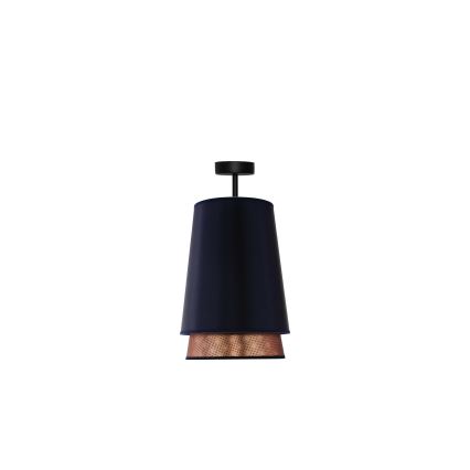 Lustră aplicată BELL Duolla SHINY 1xE27/15W/230V d. 25 cm albastru/cupru