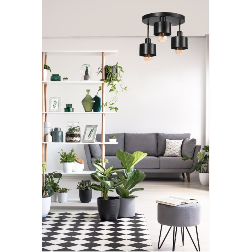 Lustră aplicată BODO 3xE27/60W/230V