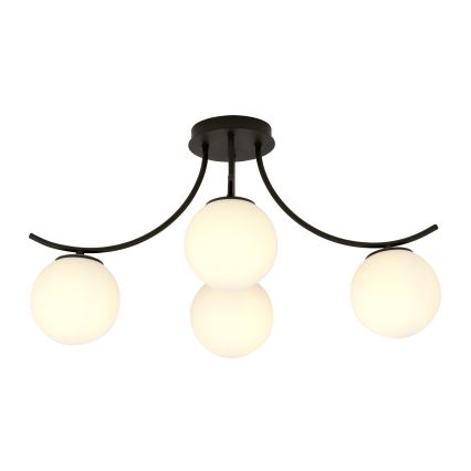 Lustră aplicată BOSTON 4xE14/10W/230V negru