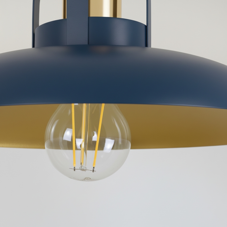 Lustră aplicată Brilagi FLAMENGO 1xE27/60W/230V albastru