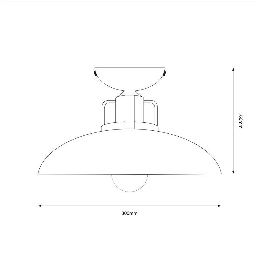 Lustră aplicată Brilagi FLAMENGO 1xE27/60W/230V verde