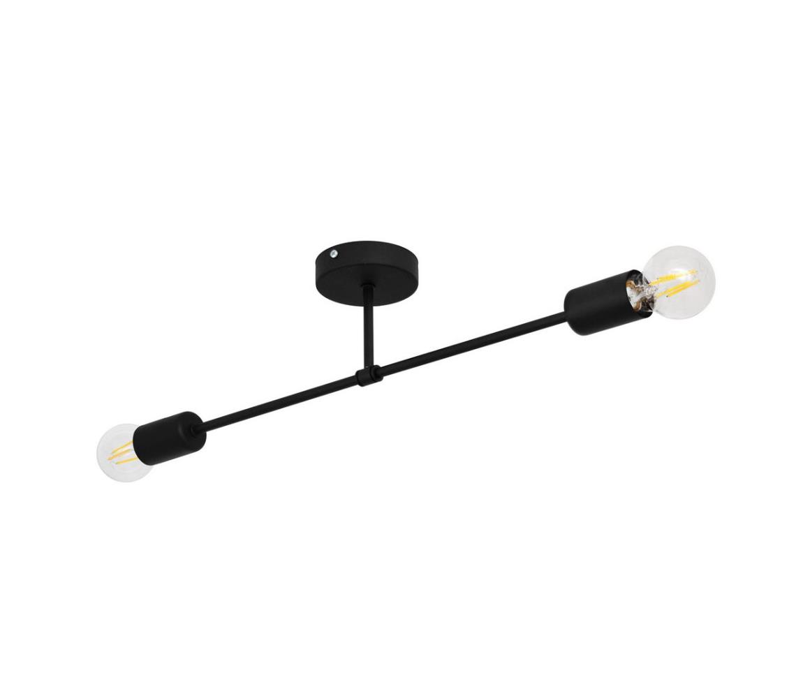 Lustră aplicată CAMBRIDGE 2xE27/60W/230V neagră