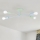 Lustră aplicată CAMBRIDGE, 4 x soclu E27, 15 W, 230 V, verde/albastru