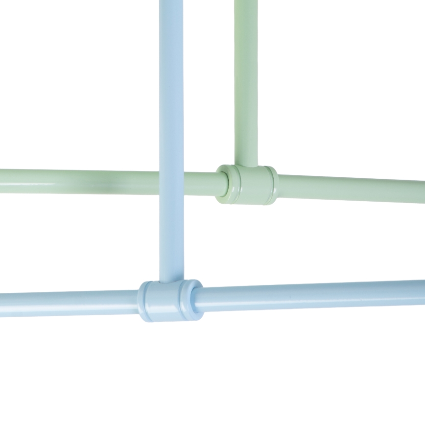 Lustră aplicată CAMBRIDGE, 4 x soclu E27, 15 W, 230 V, verde/albastru