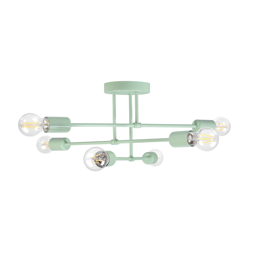 Lustră aplicată CAMBRIDGE, 6 x E27, 15 W, 230 V, verde