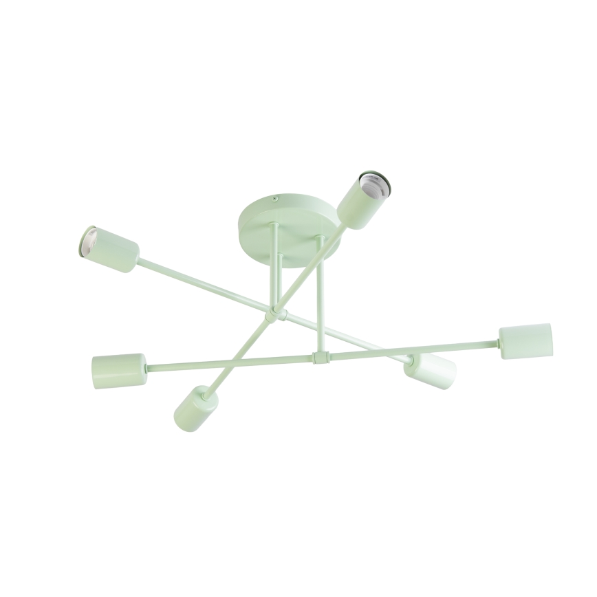 Lustră aplicată CAMBRIDGE, 6 x E27, 15 W, 230 V, verde