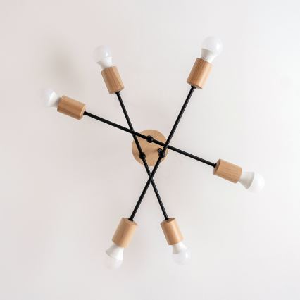 Lustră aplicată CAMBRIDGE 6xE27/15W/230V, pin