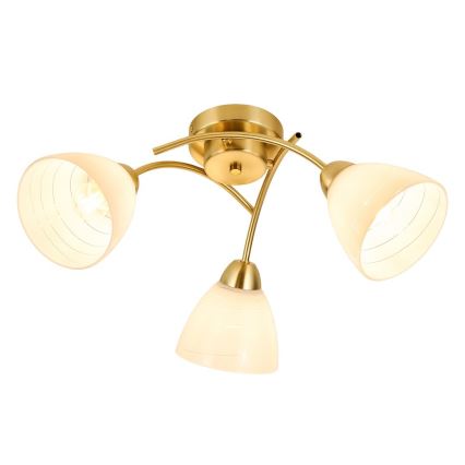Lustră aplicată CLARA 3xE27/15W/230V aurie