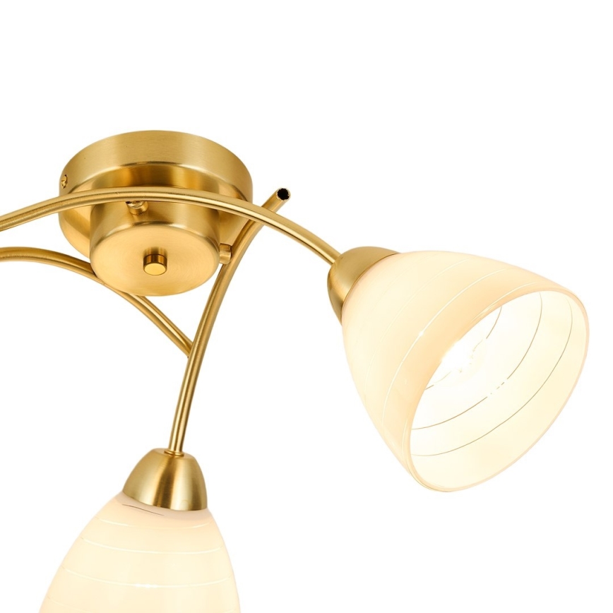 Lustră aplicată CLARA 3xE27/15W/230V aurie