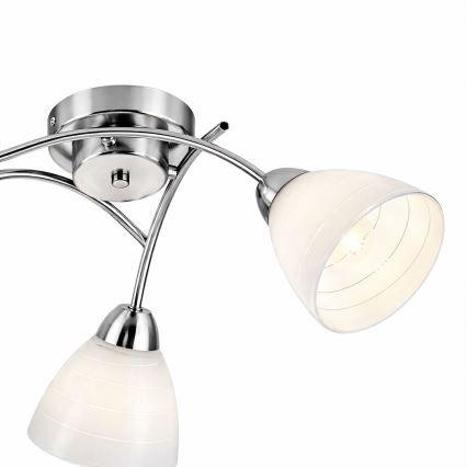 Lustră aplicată CLARA 3xE27/15W/230V crom lucios