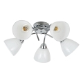 Lustră aplicată CLARA, 5x E27, 15W, 230V, crom lucios