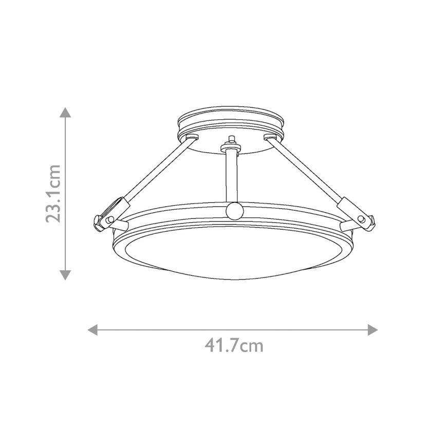 Lustră aplicată COLLIER 3xE14/60W/230V Elstead HK-COLLIER-SF-S