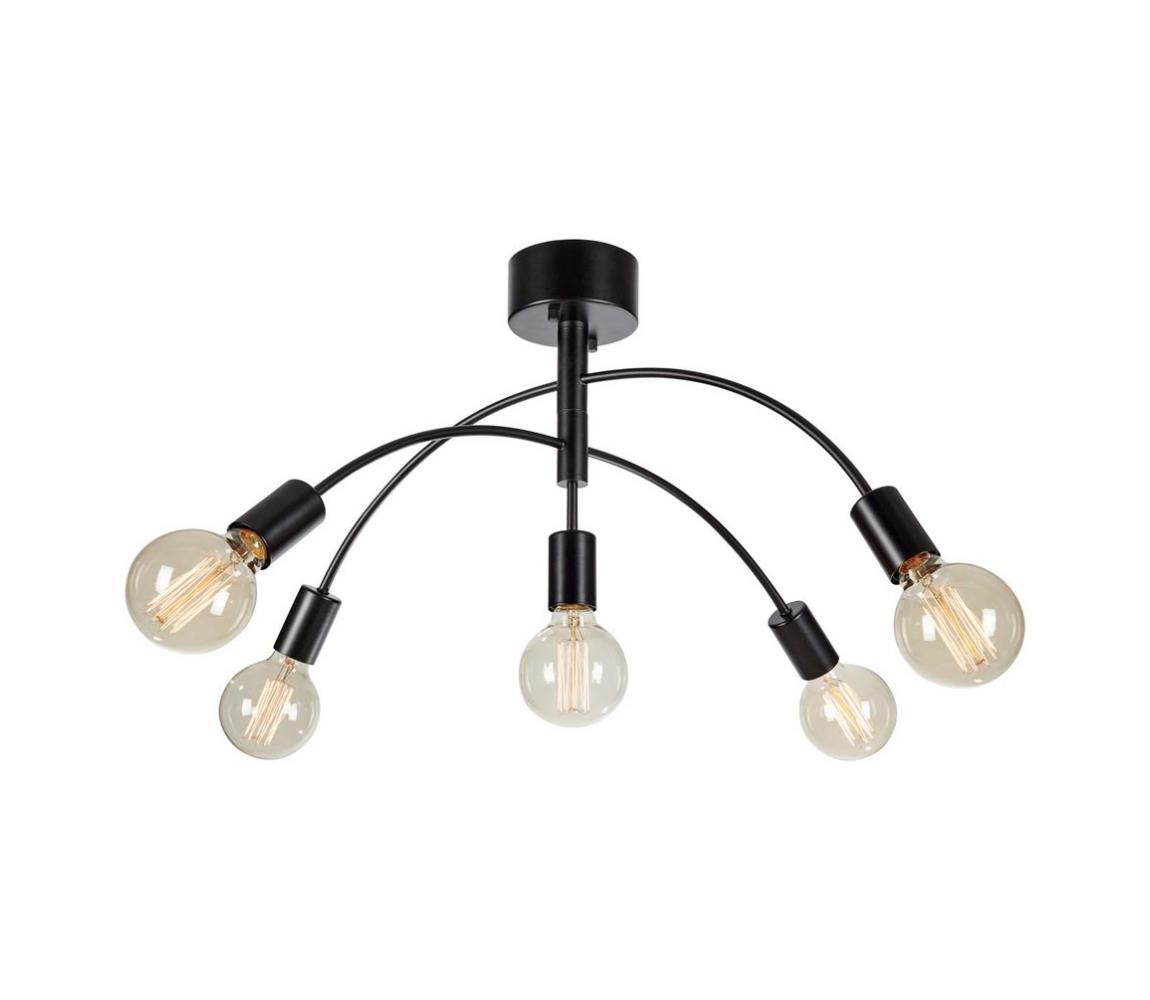 Lustră aplicată CYGNUS 5xE27/40W/230V neagră Markslöjd 108284
