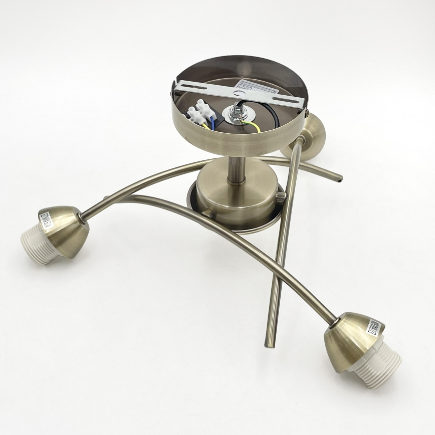 Lustră aplicată DONNA 3xE27/60W/230V patină