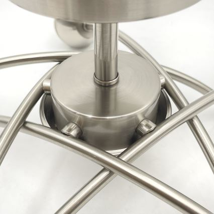 Lustră aplicată DONNA 5xE27/60W/230V nichel