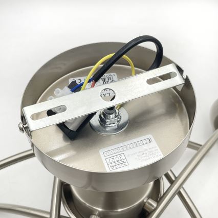 Lustră aplicată DONNA 5xE27/60W/230V nichel