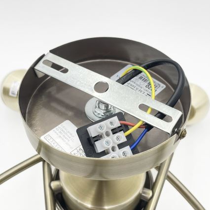 Lustră aplicată DONNA 5xE27/60W/230V patină