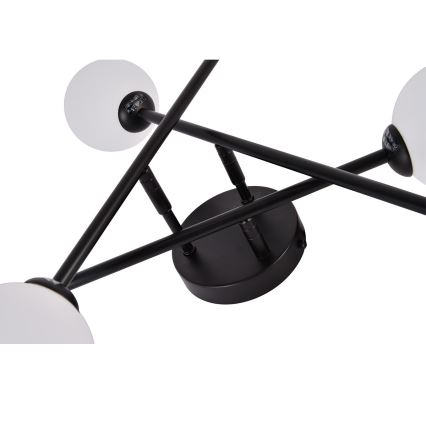 Lustră aplicată DORADO, 6 x G9, 28 W, 230 V, negru