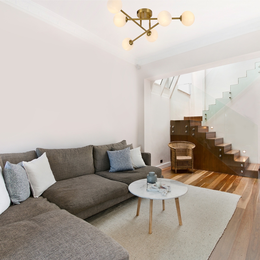 Lustră aplicată DORADO 6xG9/28W/230V auriu