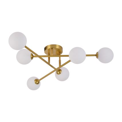 Lustră aplicată DORADO 6xG9/28W/230V auriu