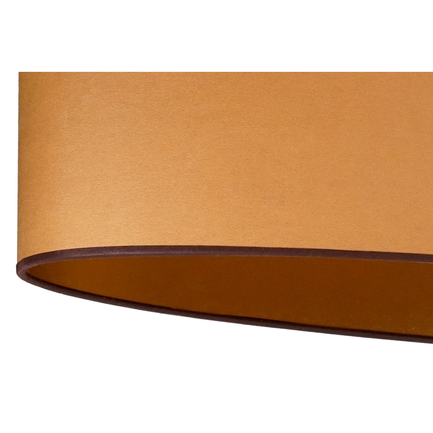 Lustră aplicată Duolla OVAL VEGAN 2xE27/15W/230V maro