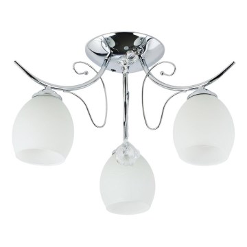 Lustră aplicată ELLA, 3x E27, 15 W, 230 V, crom lucios