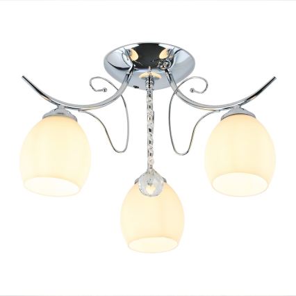 Lustră aplicată ELLA, 3x E27, 15 W, 230 V, crom lucios