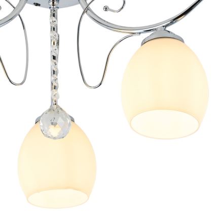 Lustră aplicată ELLA, 3x E27, 15 W, 230 V, crom lucios