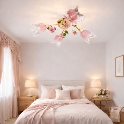 Lustră aplicată FIORINTINO 4xE14/40W/230V