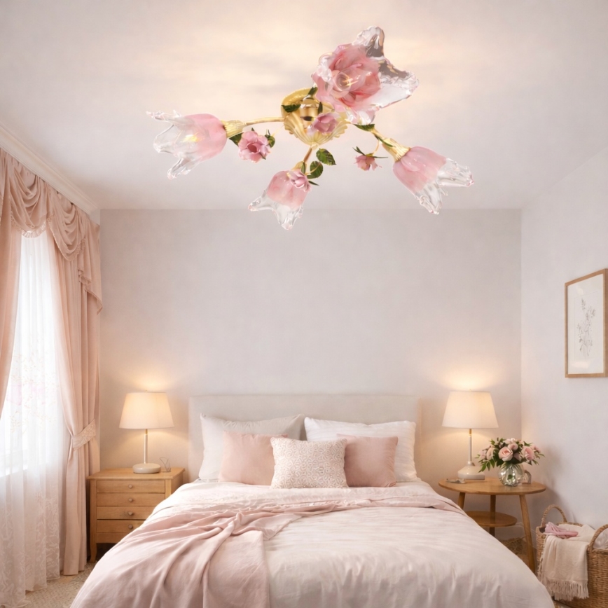 Lustră aplicată FIORINTINO 4xE14/40W/230V