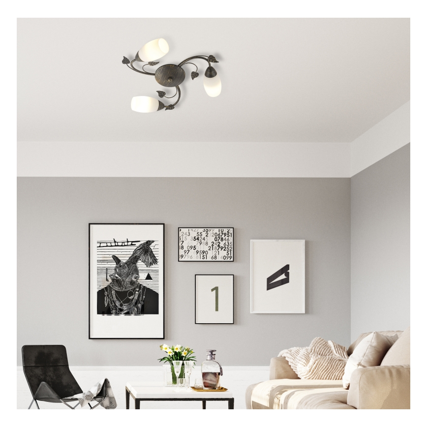 Lustră aplicată Globo 3xE14/40W/230V