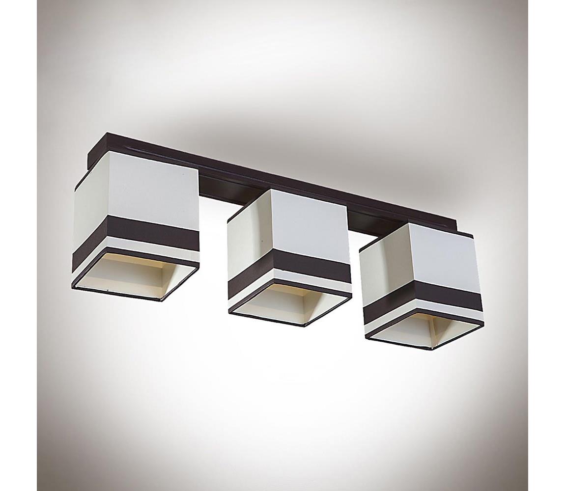 Lustra aplicata GRANADA 3xE27/40W/230V maro