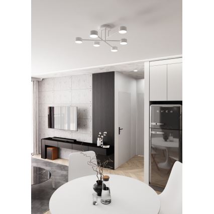 Lustră aplicată HALO 6xGX53/10W/230V albă