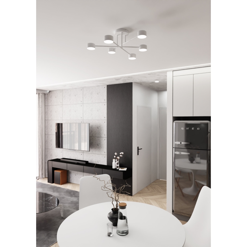 Lustră aplicată HALO 6xGX53/10W/230V albă