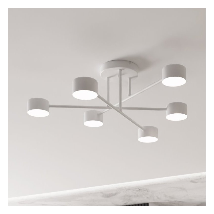 Lustră aplicată HALO 6xGX53/10W/230V albă