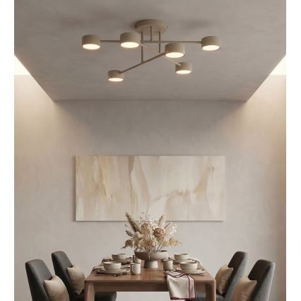 Lustră aplicată HALO 6xGX53/10W/230V bej