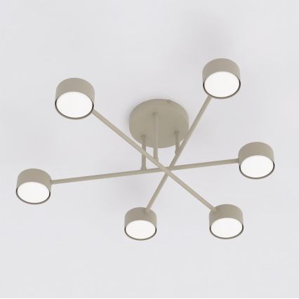 Lustră aplicată HALO 6xGX53/10W/230V bej
