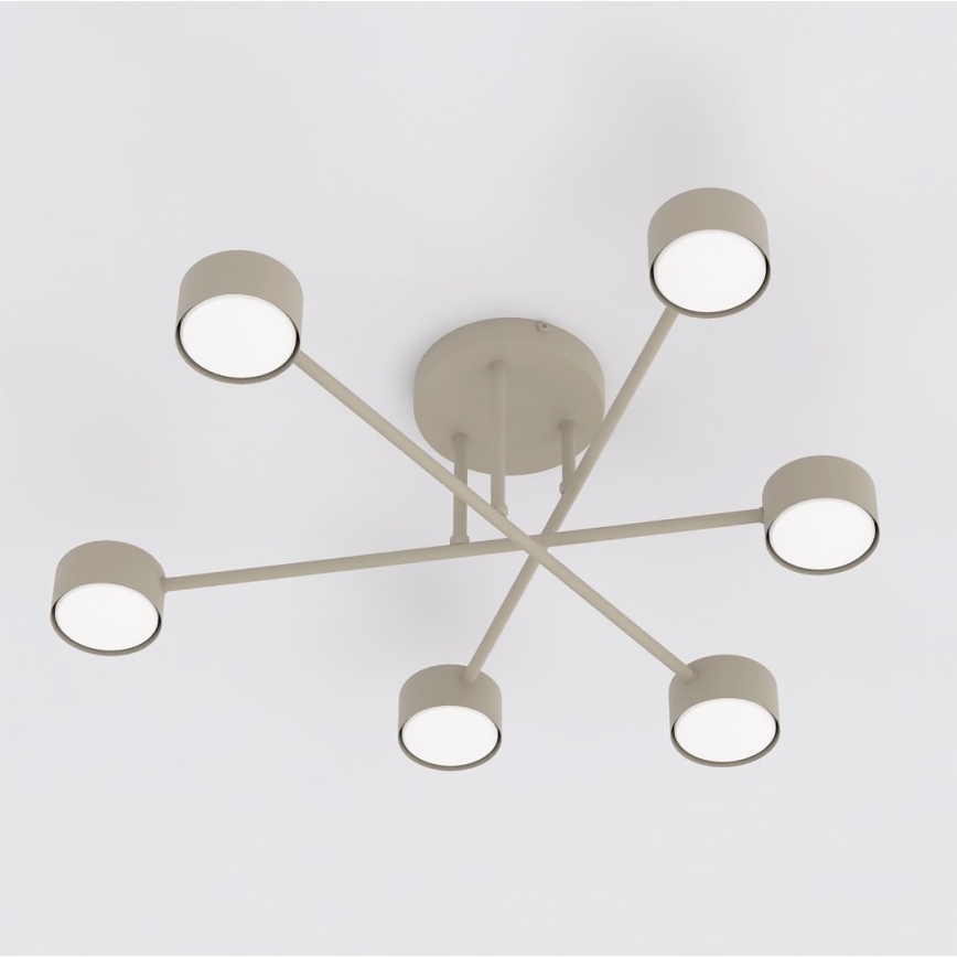 Lustră aplicată HALO 6xGX53/10W/230V bej