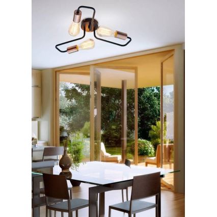 Lustră aplicată HERPE 3xE27/60W/230V